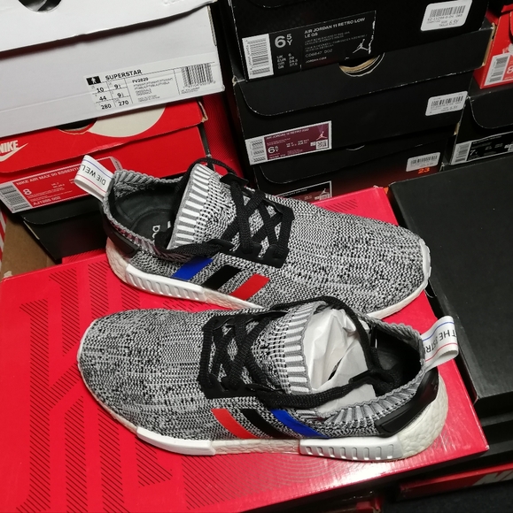 ADIDAS NMD_R1 MEN'S US SIZE 8.5 WORE TWICE NO BOX - Picture 5 of 9